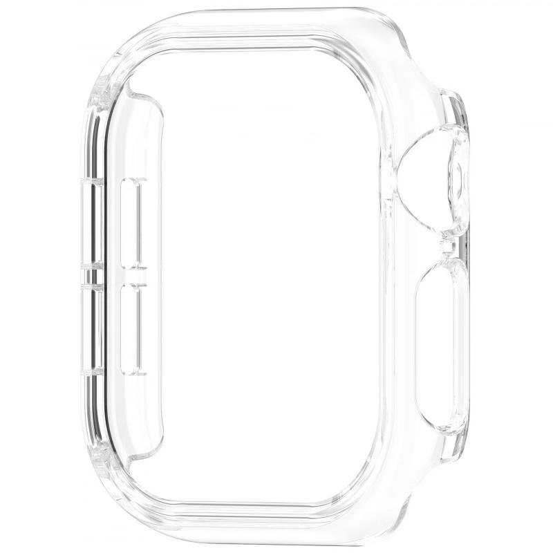 

Чехол для Apple Watch Серия 11 10 46мм 42мм Аксессуары Защитный чехол для умных часов Полый Жесткий PC Бампер iWatch 11 Защитный 42mm Series 10 11 прозрачный