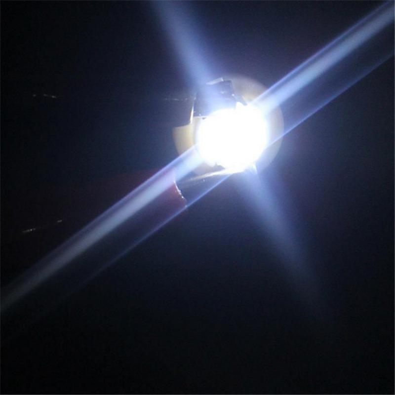 10pcs 12V T5 B8.5D LED Light Car Dashboard Speed Lights Bulb Car Interior Lamp Accessories Dashboard Side Switch Lamps Low Power