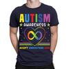Autism Awareness Day Autistic Accept Understand Love Mens Womens TShirts TA56