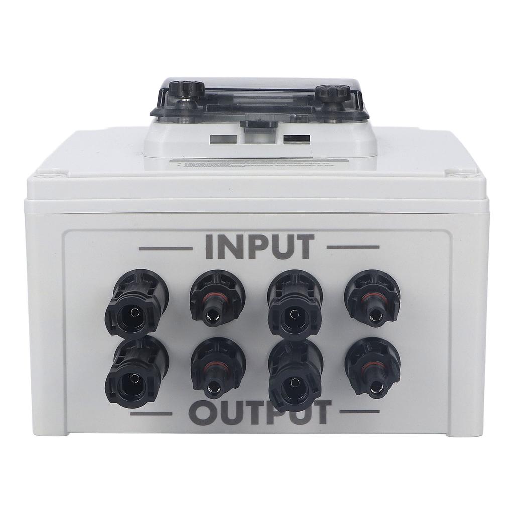 PV Combiner Box IP67 Waterproof Solar Combiner Box with 2 Pcs 2P 40A DC Circuit Breaker