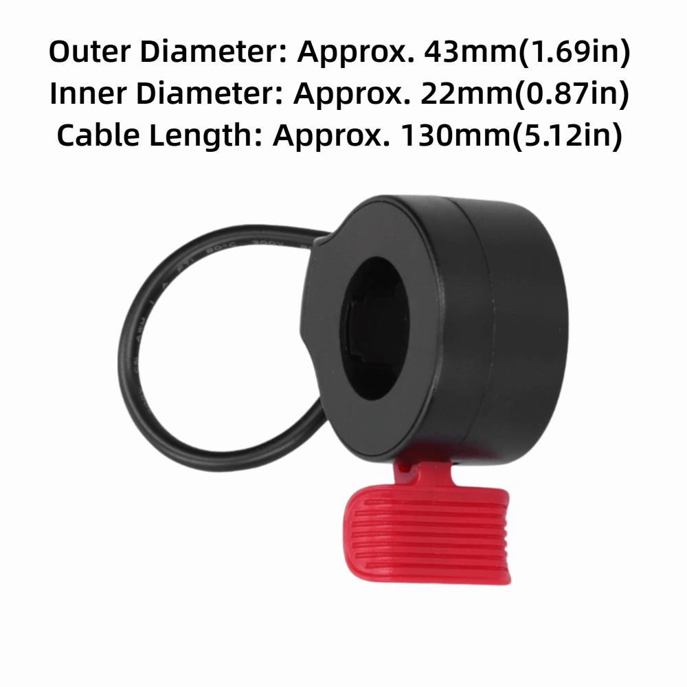 ABS Finger Brake Booster Inner 22mm Finger Throttle Booster Finger Throttle  E-Bike Accessories