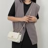 New Leather Niche High-end Classic Diamond Grid Hand-held Chain Shoulder Crossbody Fashionable Versatile Small Square Bag