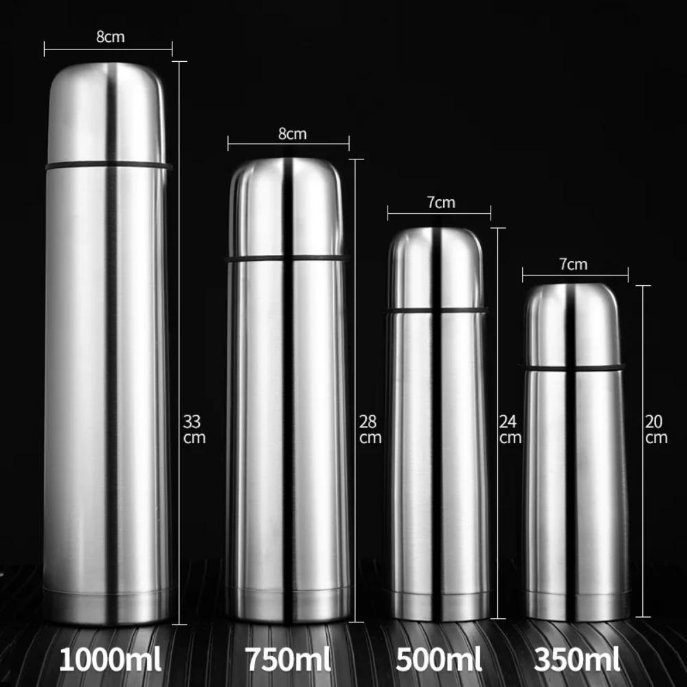 Portable Double Layer Thermal Mug Food Thermos For Tea With Heating Display Cup Stainless Steel Water Bottle Cups Of Hot