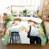 New Bloom Into You Bedding Set Single Twin Full Queen King Size Bed Set Adult Kid Bedroom Duvet Cover Sets Anime Bed Sheet Set