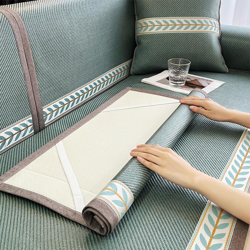 Wormwood Mosquito Repellent Mat Sofa Cushion Summer Non-Slip  New Summer Cool Feeling Ice Silk Vine Bamboo Cool Mat