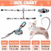 2 Pack Cat Harness and Leash Set, Escape Proof Adjustable Kitten Harness with Leash Collar Lightweight Soft and Comfortable for Small Medium Cats