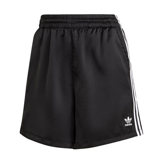 Shorts Satin Femme - ADIDAS - GN2774 - Noir - 97% Polyester - 3% Elasthanne