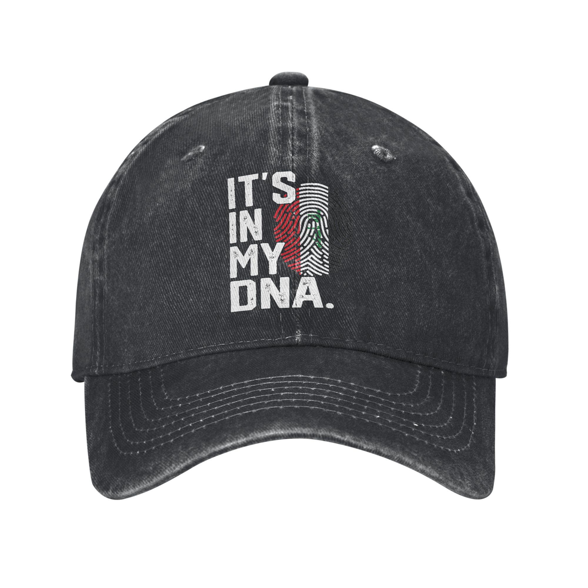 Unisex Iraq Flag Print Hats Vintage Distressed Washed  Baseball Cap Adjustable Adjustable