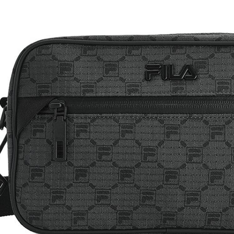 New FILA Fabric Crossbody Bag, Shoulder Bag Regular Men's Black F13M518106F