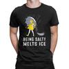 T Shirt Beach Vintage Being Salty Melts Ice Hippie T Shirts 100 Cotton Tee Shirt for Adult Y2K Retro Custom Short Sleeve Tees