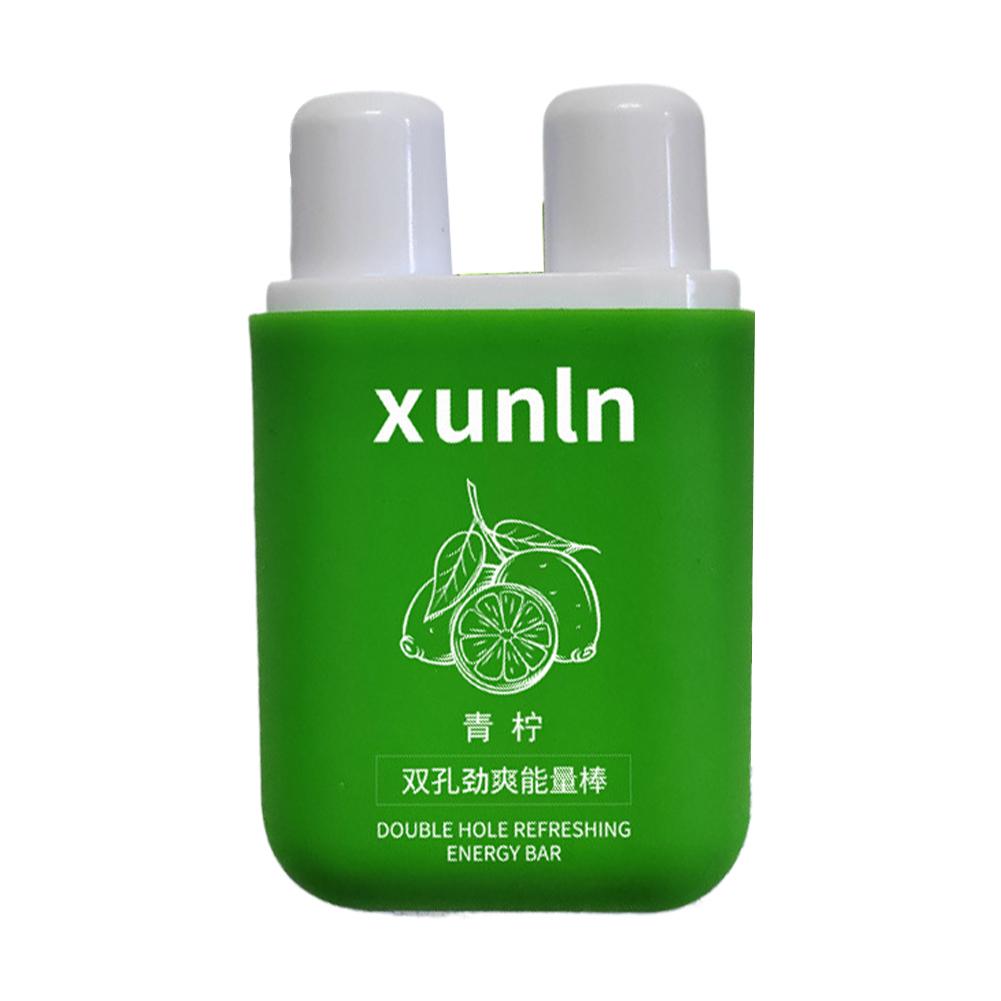 Odorant Double Hole Energizing Energy Bar Aromatherapy Nasal Inhaler Vapors Stick Stimulating Scent Prevent Sleepiness