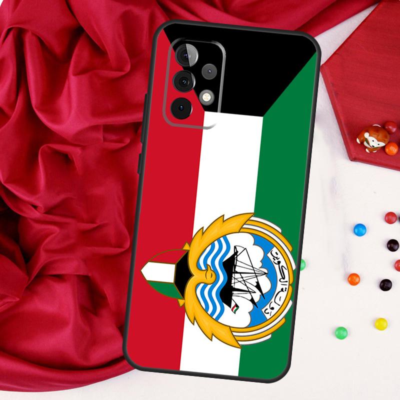 Kuwait Flag For Samsung Galaxy A15 A55 A53 A33 A35 A22 A32 A52 A54 A34 A14 A56 A36 A26 A16 A05 A06 Case