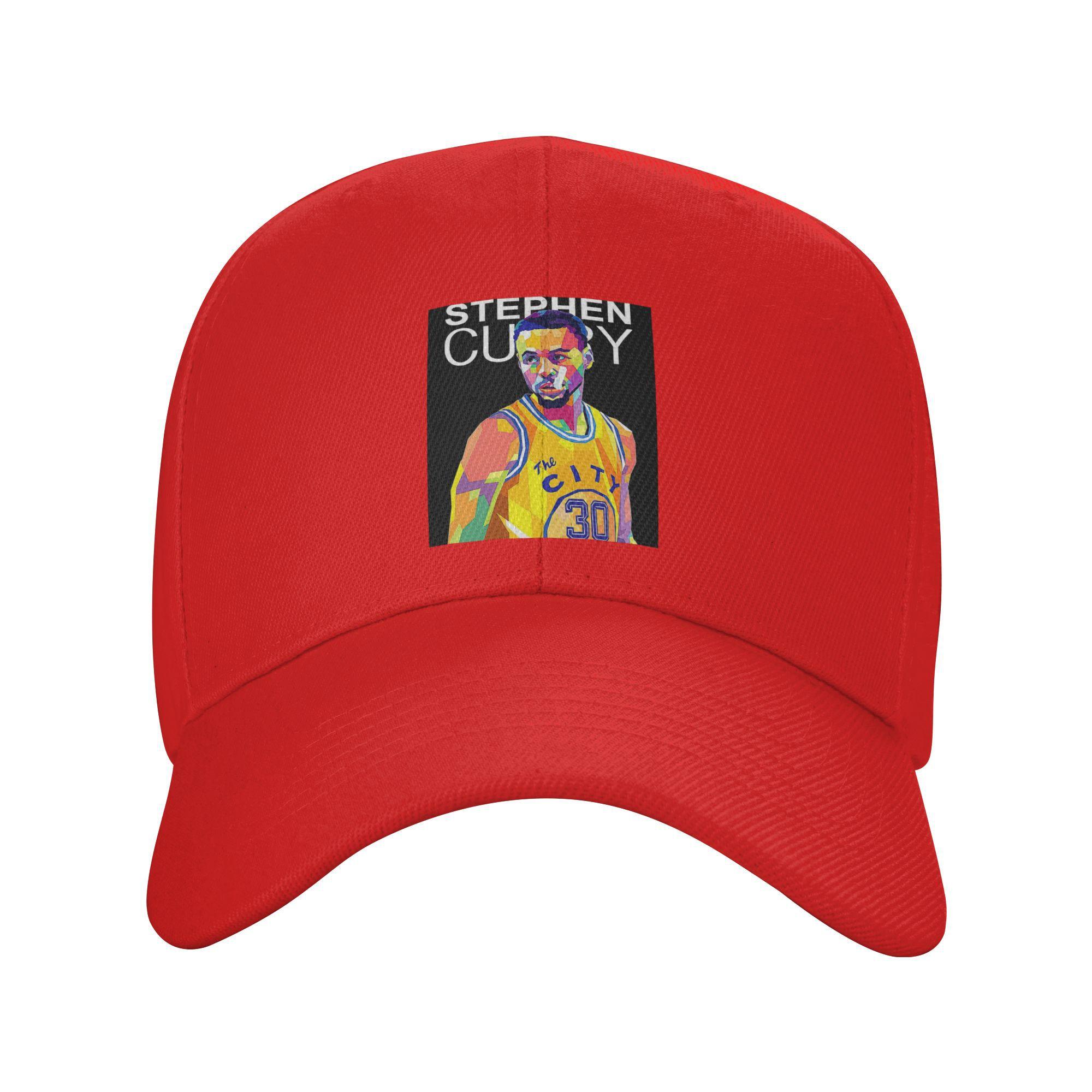 Unisex Baseball Hats Stephen Curry Outdoor Streetwear Summer Sports Baseball Caps Hip Hop Cap Casquette Hats One Size
