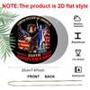 2D Flat Retro Aluminum Wall Decals In Various Sizes. Independence Day Theme, Featuring A 250th Anniversary Bald Eagle and Flag Design. Ideal for Home