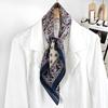 Girls Professional High Sense Spring Summer Versatile Fashion Scarf Temperament Women Retro Mulberry Silk Square Scarf