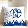 S-Schalke 04 team Pillow Case  Comfy Pillow Cover For Sofa Bedroom Home Decor Cute Funny Cushion Cover
