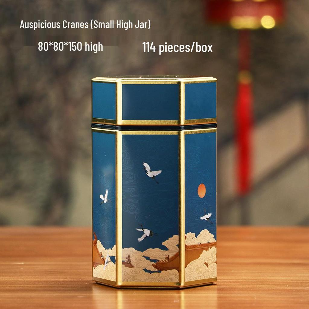 50g Chinese Style Sealed Tea Can for Black and Green Tea