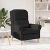 Armchair Black Fabric