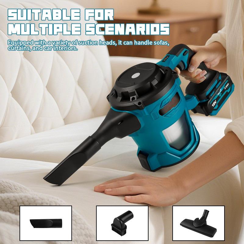 16000pa Cordless Electric Vacuum Cleaner Handheld Rechargeable Dry/Wet Dust Carpet Collector Machine Household Cleaning Tool