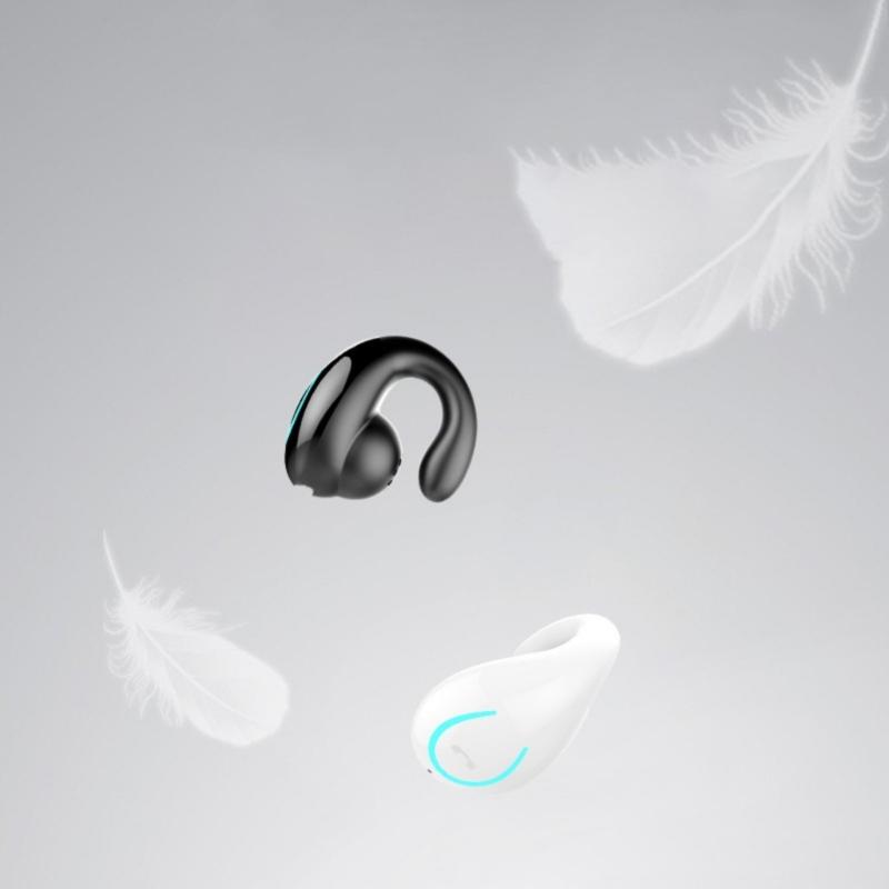 Clip On Bluetooth-compatible Earbuds with High Fidelitys Stereos Sound for Small Ear Suitable for Workouts Running