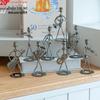 Creative Iron Man Metal Figurine - Home Desk Décor Retro Craft