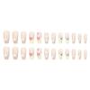 French Star Long-Lasting Sparkle Manicure: 24 Detachable Cute Nails