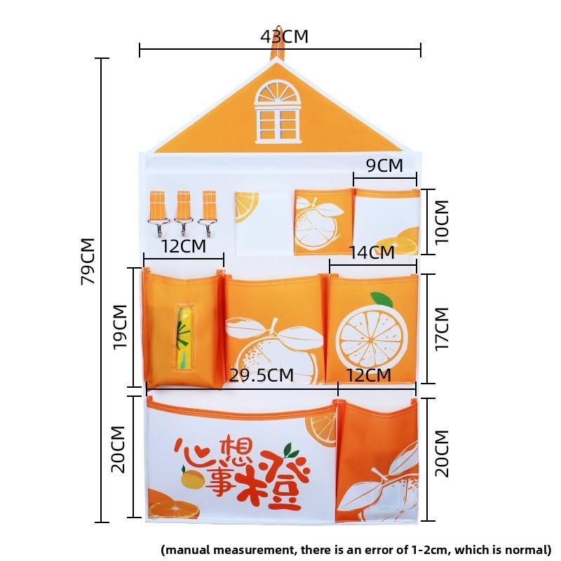 Bolsa Organizadora de Pared Multiusos de Dibujos Animados con Tela Oxford para Almacenamiento en el Dormitorio