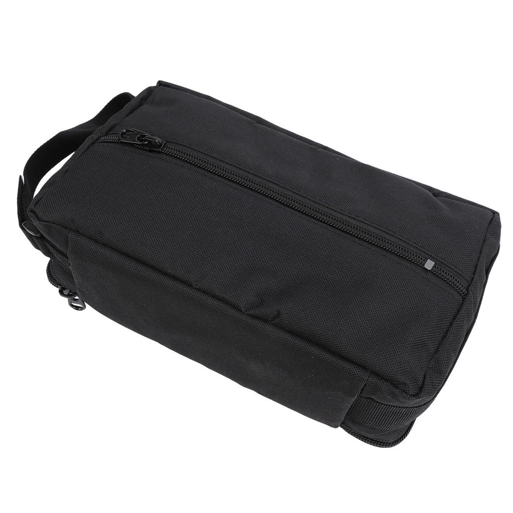 Bolsa para Utensílios de Camping Preta à Prova de Poeira à Prova d'Água Tecido Oxford Suporte de Papel Higiênico Suspenso para Camping Ferramentas de Churrasco para Casa