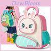Cartoon Bunny Kids Backpack For Preschoolers Nylon Lightweight School Bag For Girls And Boys