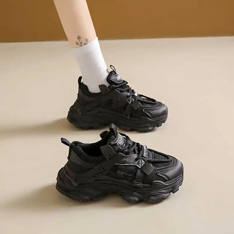 Fashion Parkour Round Toe Women's Stylish Tennis Women Shoes Loafers Spring Summer Sneakers Sports Affordable Price Original