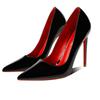 NEW Customize 12cm High Heels Pointed Toe Genuine Leather Stilettos Black Red Lining High Quality Pumps Wedding Elegant Shoes