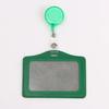 Women Men Student Retractable Badge Reel ID Card Holder Cover Case Nurse Badge Lanyards Fashion PU Leather Card Holders Set