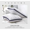 Memory Foam Alternative Pillow Neck Support Single Size 48x74cm Breathable Fiber Filling Hotel Dorm Home Use