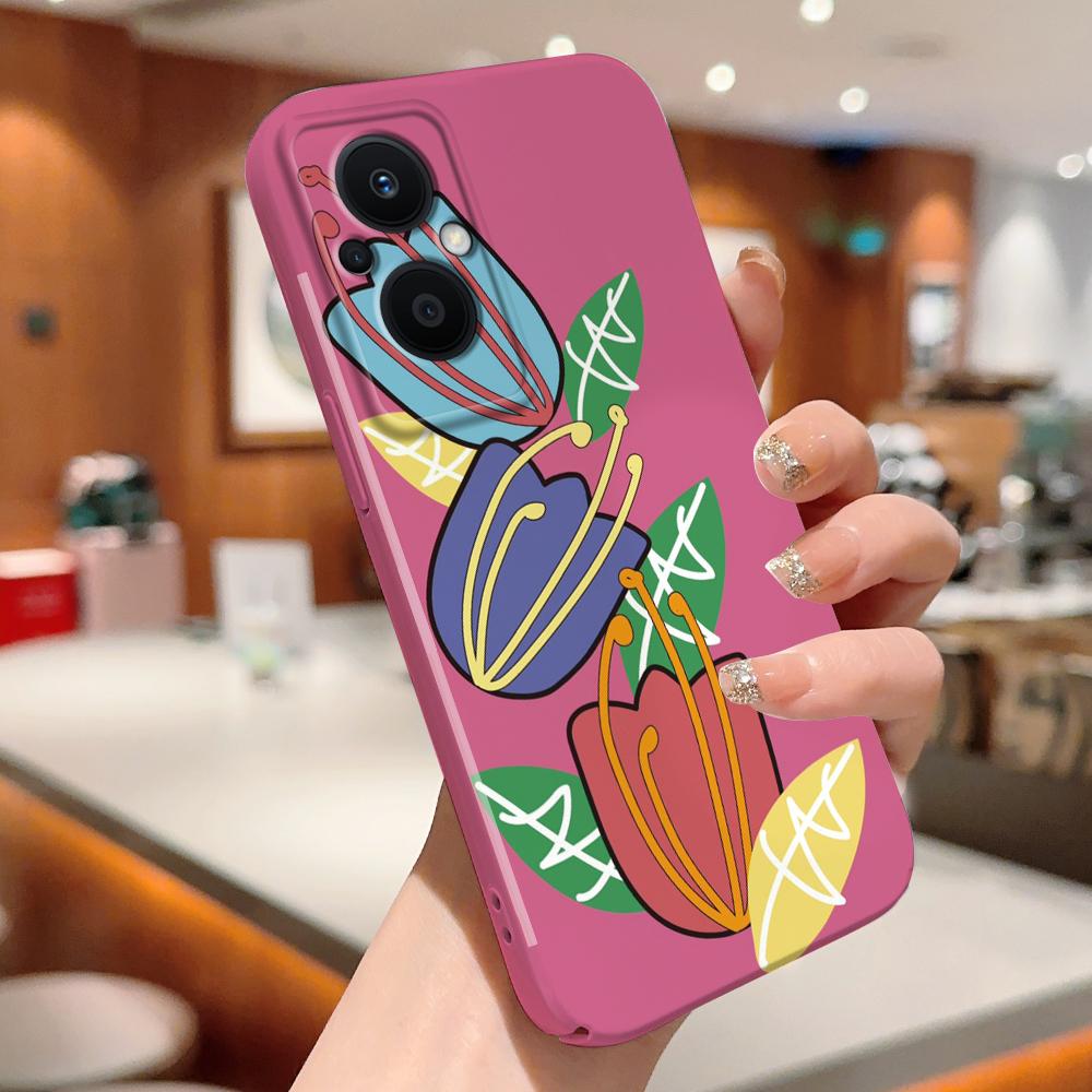 Komplexní filmový kryt na telefon s kresleným módním designem, tvrdý plášť s plným krytem, ​​nárazuvzdorný fotoaparát, ochranný kryt pro OPPO Realme OnePlus Infinix Tecno