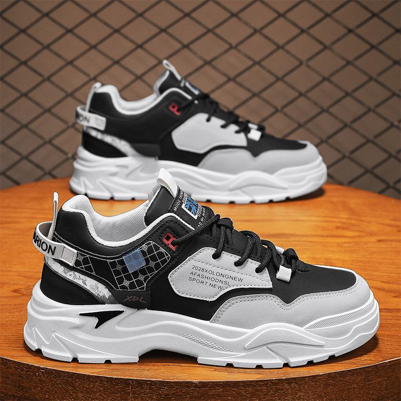 

Autumn new outdoor mountaineering wear-resistant dad shoes 44 standard sneaker size чорний