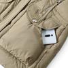 Down Jacket for Women Medium To Long Length Winter Thick and Warm Hooded Jacket for Middle-aged and Elderly Women