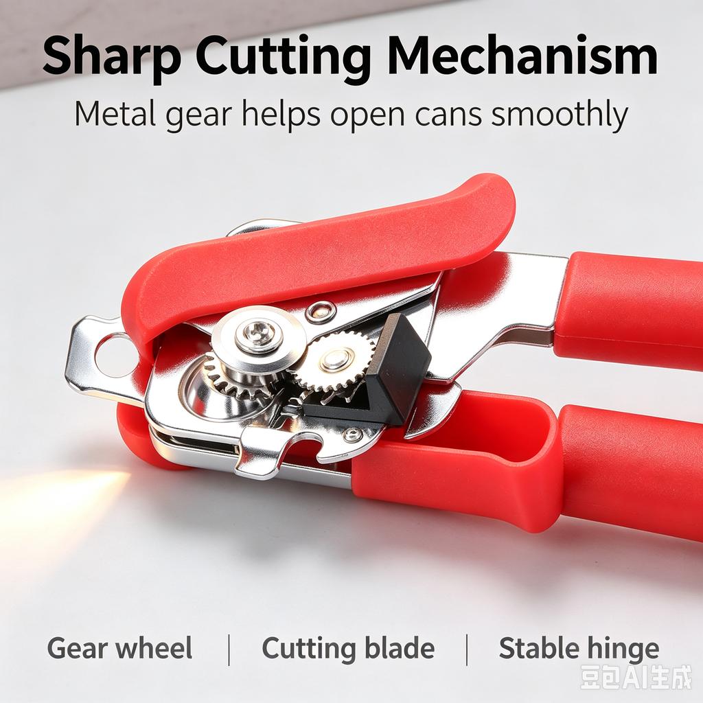 3 In 1 Multifunctional Manual Can Opener, Heavy Duty Stainless Steel Bottle Opener For Beer & Canned Food