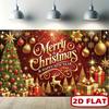 christmas new year celebration tapestry festive holiday decorations wall hanging gold red ornaments merry christmas happynewyear