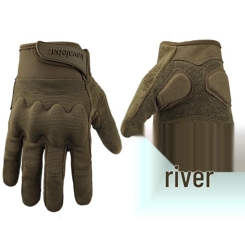 LONGQI Tactical Softshell Cycling Gloves M-XL