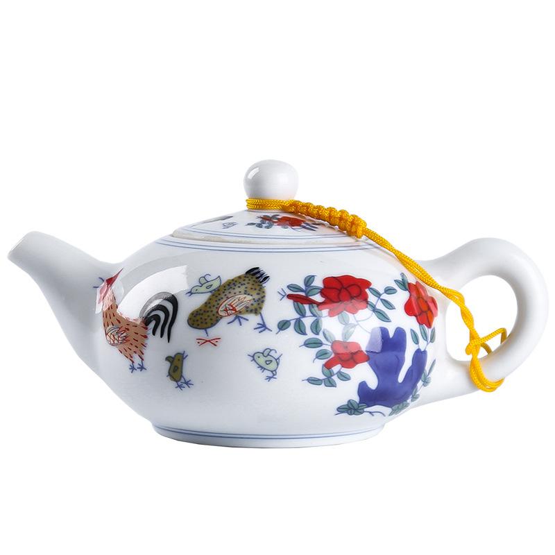 Imitating Ming Dynasty Tea Pot Retro Chinese Kung Fu Ceramic Teapot Teeware Teware Puer Tea Brewing Kettle Yixing Teapots Gaiwan