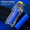 3-LED Mini Flashlight Type-C LED Torch with Magnetic Clip Waterproof Portable Emergency Light Lightweight Work Light for Outdoor Camping Hiking
