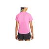 Nike Logo Crew Neck Short Sleeve T-Shirt Women Tops Pink HM9699-675