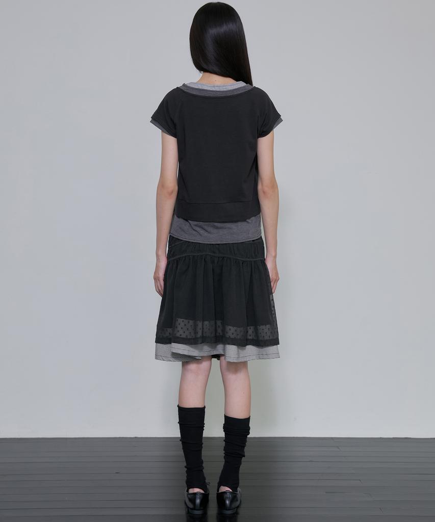 Peulleeoeob 3-Layered Henley T-Shirt (Fl-151_Black)