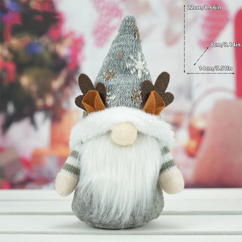 Xmas Gifts Santa Claus Pendant Glowing Gnome New Year Christmas Faceless Doll Merry Christmas Navidad Natal Gift Ornament