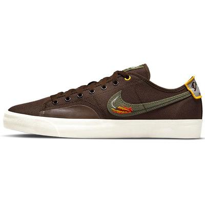 Daan Van Der Linden x Blazer Court SB Barockbraun Unisex-Sneaker Light-Bone Dunkelgelb Mitteloliv CZ5605-200