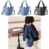 Denim Casual Bucket Bag With Breathable Fabric For Unisex Daily Use