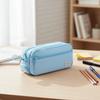 Zippered Pencil Bag Large Capacity Stationery Storage Bag Portable Marker Pouch  School Use