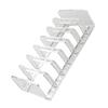 Eyeshadow Palette Organizer 7 Section Divided Clear Acrylic Makeup Palette Organizer for Bathroom