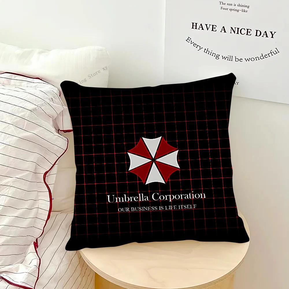 Resident Evil 4 Game Pillow Case Fashion Square Pillowcase Bedroom Sofa Room Ins Decoration Leisure Cushion Cover 40x40
