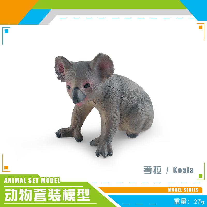 Simulated Forest Animal Groundhog Tree Frog Crocodile Koala Weasel Salamander Skunk Badger Static Ornament